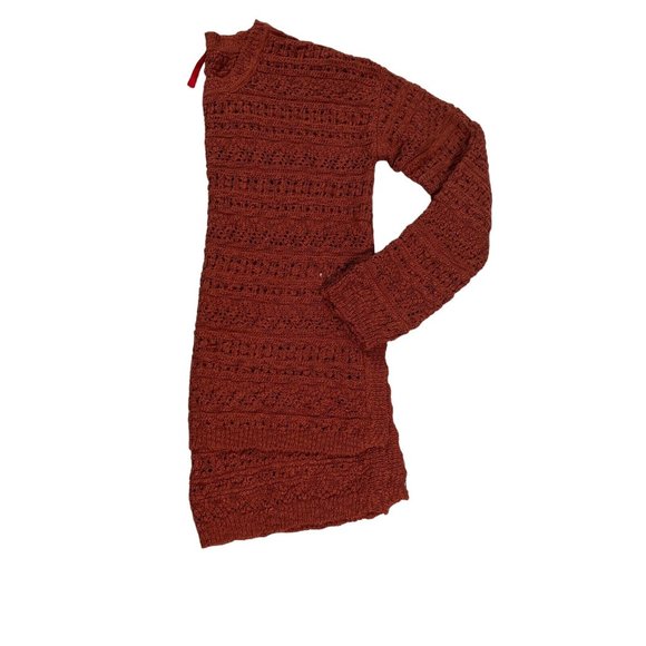 UNIONBAY Sweater Women's Long Sleeve Loose Knit Split Hem Pullover Brown Large - Picture 5 of 9